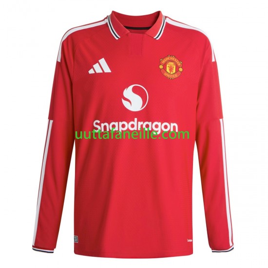 Jalkapallo Pelipaitoja Manchester United Mies Kotipeliasu 2026-2027 Pitkähihainen