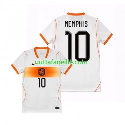 Jalkapallo Pelipaitoja Alankomaat Memphis Depay 10 Mies Vieraspeliasu MM-kisat 2026 Lyhythihainen