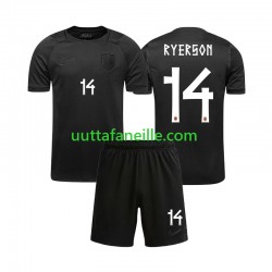 Jalkapallo Pelipaitoja Norja Julian Ryerson 14 Lasten Vieraspeliasu MM-kisat 2026 Lyhythihainen