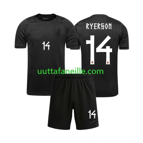 Jalkapallo Pelipaitoja Norja Julian Ryerson 14 Lasten Vieraspeliasu MM-kisat 2026 Lyhythihainen