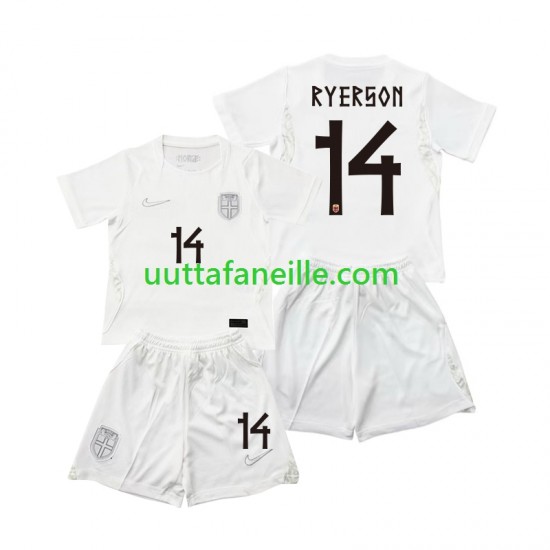 Jalkapallo Pelipaitoja Norja Julian Ryerson 14 Lasten Kolmas peliasu MM-kisat 2026 Lyhythihainen