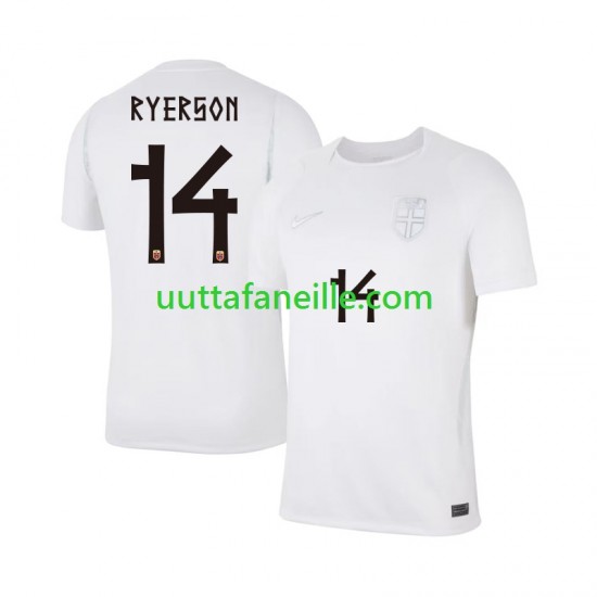 Jalkapallo Pelipaitoja Norja Julian Ryerson 14 Mies Kolmas peliasu MM-kisat 2026 Lyhythihainen