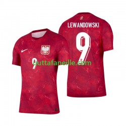 Jalkapallo Pelipaitoja Puola Robert Lewandowski 9 Mies Vieraspeliasu 2026 Lyhythihainen
