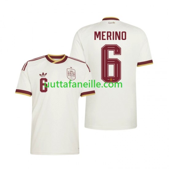 Jalkapallo Pelipaitoja Espanja Mikel Merino 6 Mies Vieraspeliasu MM-kisat 2026 Lyhythihainen