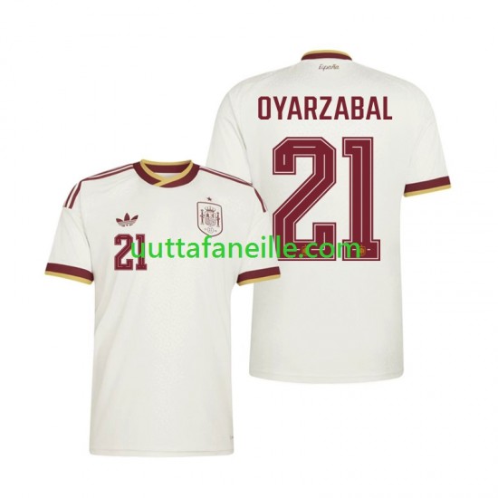 Jalkapallo Pelipaitoja Espanja Mikel Oyarzabal 21 Mies Vieraspeliasu MM-kisat 2026 Lyhythihainen