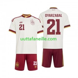 Jalkapallo Pelipaitoja Espanja Mikel Oyarzabal 21 Lasten Vieraspeliasu MM-kisat 2026 Lyhythihainen