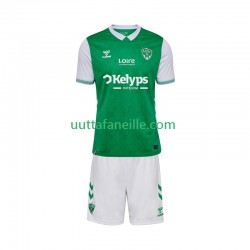 Jalkapallo Pelipaitoja AS Saint-Etienne Lasten Kotipeliasu 2025-2026 Lyhythihainen