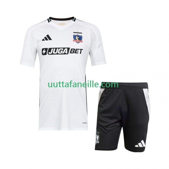 Jalkapallo Pelipaitoja Colo-Colo Lasten Kotipeliasu 2025-2026 Lyhythihainen