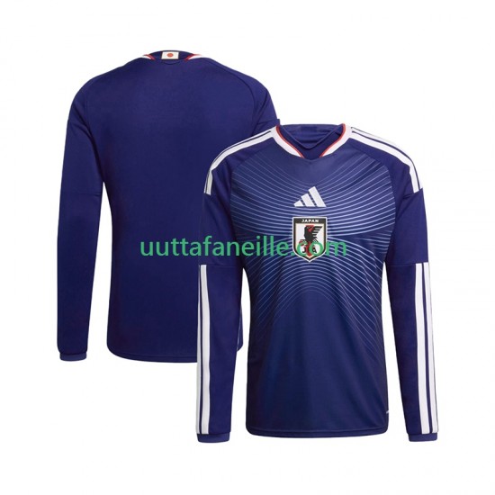 Jalkapallo Pelipaitoja Japani Mies Kotipeliasu MM-kisat 2026 Pitkähihainen