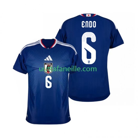 Jalkapallo Pelipaitoja Japani Wataru Endo 6 Mies Kotipeliasu MM-kisat 2026 Lyhythihainen