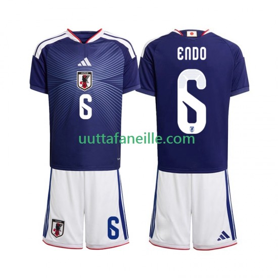 Jalkapallo Pelipaitoja Japani Wataru Endo 6 Lasten Kotipeliasu MM-kisat 2026 Lyhythihainen
