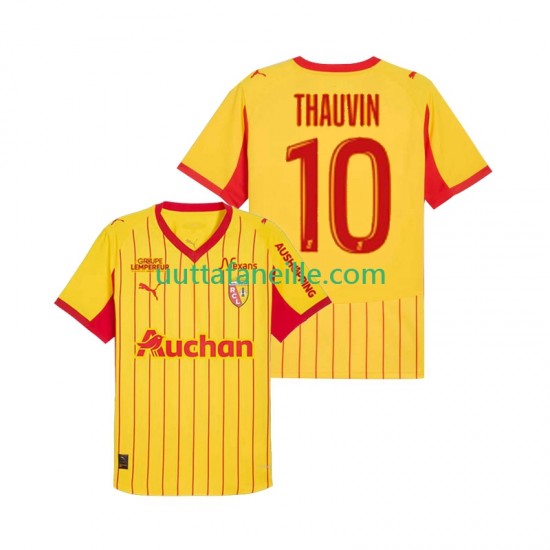 Jalkapallo Pelipaitoja RC Lens Florian Thauvin 10 Mies Kotipeliasu 2025-2026 Lyhythihainen