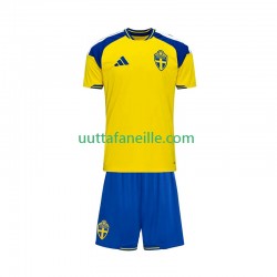 Jalkapallo Pelipaitoja Ruotsi Lasten Kotipeliasu 2026 Lyhythihainen