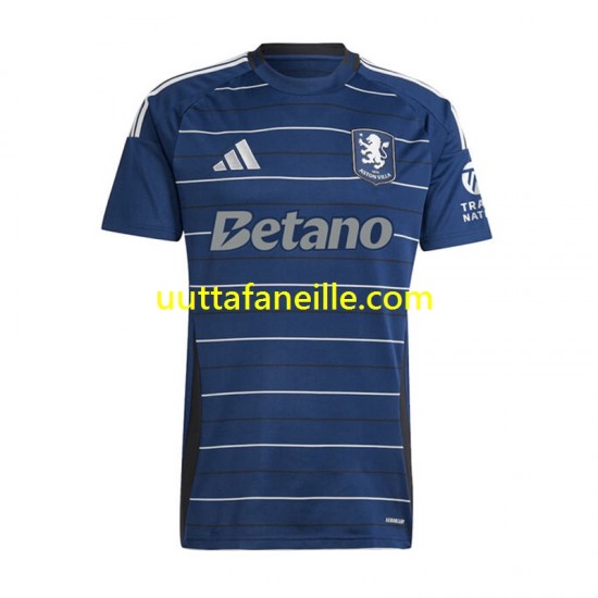 Jalkapallo Pelipaitoja Aston Villa Mies Kolmas peliasu 2024-2025 Lyhythihainen