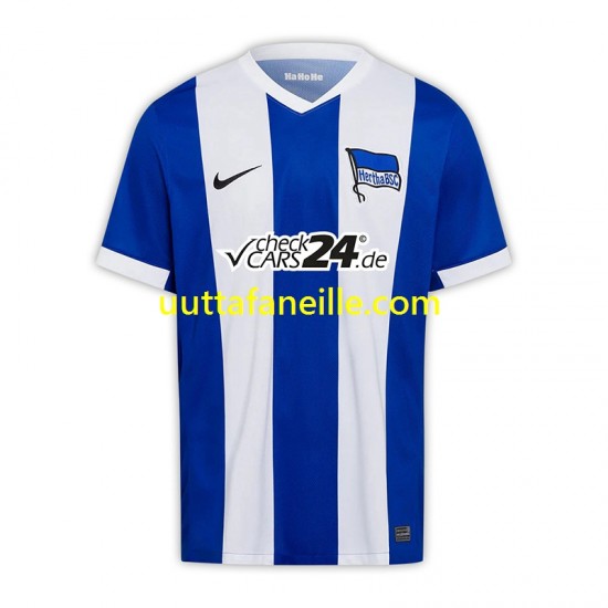 Jalkapallo Pelipaitoja Hertha BSC Mies Kotipeliasu 2024-2025 Lyhythihainen
