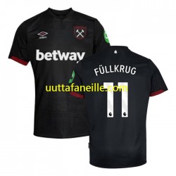 Jalkapallo Pelipaitoja West Ham United FULLKRUG 11 Mies Vieraspeliasu 2024-2025 Lyhythihainen