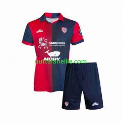 Jalkapallo Pelipaitoja Cagliari Lasten Kotipeliasu 2023-2024 Lyhythihainen