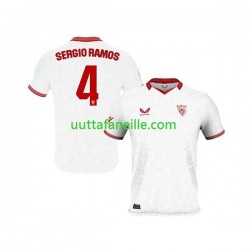 Jalkapallo Pelipaitoja Sevilla FC Sergio Ramos 4 Mies Kotipeliasu 2023-2024 Lyhythihainen