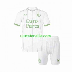 Jalkapallo Pelipaitoja Feyenoord Rotterdam Lasten Kolmas peliasu 2023-2024 Lyhythihainen