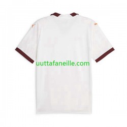 Jalkapallo Pelipaitoja Manchester City Mies Vieraspeliasu 2023-2024 Lyhythihainen