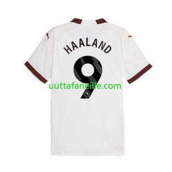 Jalkapallo Pelipaitoja Manchester City Erling Haaland 9 Mies Vieraspeliasu 2023-2024 Lyhythihainen