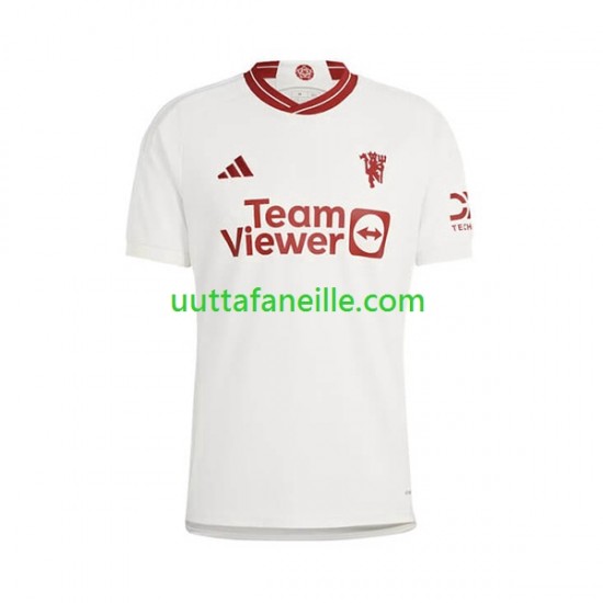 Jalkapallo Pelipaitoja Manchester United Mies Kolmas peliasu 2023-2024 Lyhythihainen