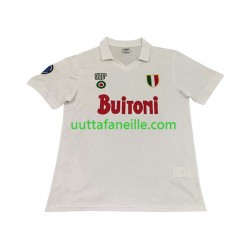 Jalkapallo Pelipaitoja Napoli 1987 1988 Retro Mies Vieraspeliasu Lyhythihainen