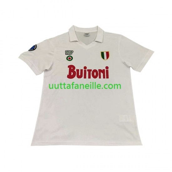 Jalkapallo Pelipaitoja Napoli 1987 1988 Retro Mies Vieraspeliasu Lyhythihainen