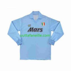 Jalkapallo Pelipaitoja Napoli 1990 1991 Retro Mies Kotipeliasu Pitkähihainen