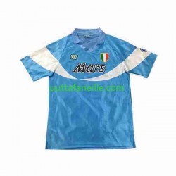 Jalkapallo Pelipaitoja Napoli Special 1990 1991 Retro Mies Kotipeliasu Lyhythihainen