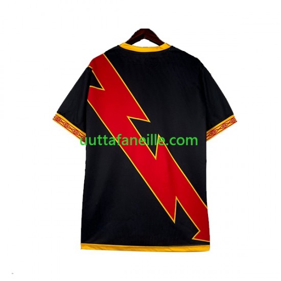 Jalkapallo Pelipaitoja Rayo Vallecano Mies Vieraspeliasu 2023-2024 Lyhythihainen