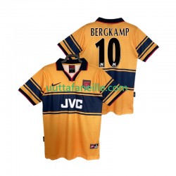Jalkapallo Pelipaitoja Arsenal BERGKAMP10 1997 Retro Mies Vieraspeliasu 1999 Lyhythihainen