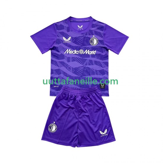 Jalkapallo Pelipaitoja Feyenoord Rotterdam Maalivahti Lasten Kolmas peliasu 2025-2026 Lyhythihainen