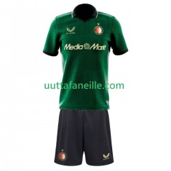 Jalkapallo Pelipaitoja Feyenoord Rotterdam Lasten Neljäs peliasu 2025-2026 Lyhythihainen