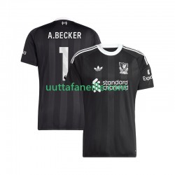 Jalkapallo Pelipaitoja Liverpool Alisson Becker 1 Maalivahti Mies Neljäs peliasu 2025-2026 Lyhythihainen