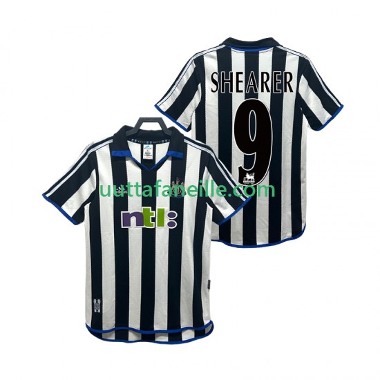 Jalkapallo Pelipaitoja Newcastle United SHEARER 9 2000 2001 Retro Mies Kotipeliasu Lyhythihainen
