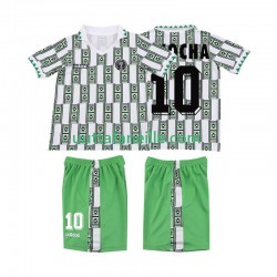 Jalkapallo Pelipaitoja Nigeria OKOCHA 10 Retro Lasten Vieraspeliasu 1994 Lyhythihainen