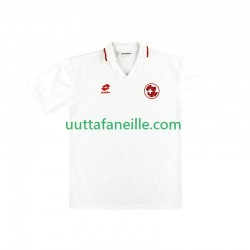 Jalkapallo Pelipaitoja Sveitsi Retro Mies Vieraspeliasu 1994 Lyhythihainen