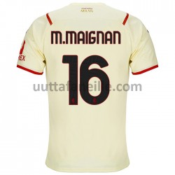 Jalkapallo Pelipaitoja AC Milan Mike Maignan 16 Vieraspeliasu 2021-2022 Lyhythihainen