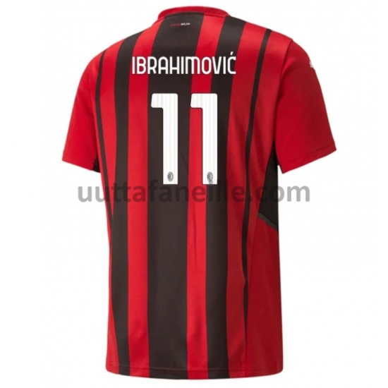Jalkapallo Pelipaitoja AC Milan Zlatan Ibrahimovic 11 Kotipeliasu 2021-2022 Lyhythihainen