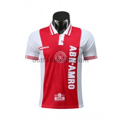 Jalkapallo Pelipaitoja AFC Ajax Retro Kotipeliasu 1997-1998 Lyhythihainen