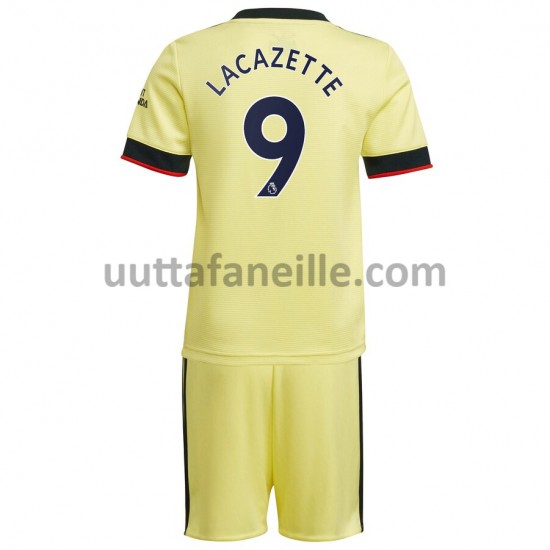 Jalkapallo Pelipaitoja Arsenal Alexandre Lacazette 9 Lasten Vieraspeliasu 2021-2022 Lyhythihainen