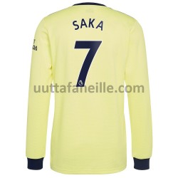 Jalkapallo Pelipaitoja Arsenal Bukayo Saka 7 Vieraspeliasu 2021-2022 Pitkähihainen