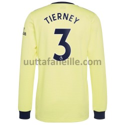 Jalkapallo Pelipaitoja Arsenal Kieran Tierney 3 Vieraspeliasu 2021-2022 Pitkähihainen