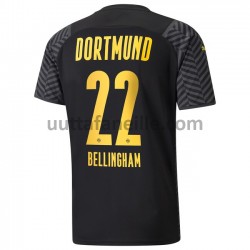Jalkapallo Pelipaitoja Borussia Dortmund Jude Bellingham 22 Vieraspeliasu 2021-2022 Lyhythihainen