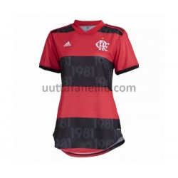 Jalkapallo Pelipaitoja CR Flamengo Nainen Kotipeliasu 2021-2022 Lyhythihainen