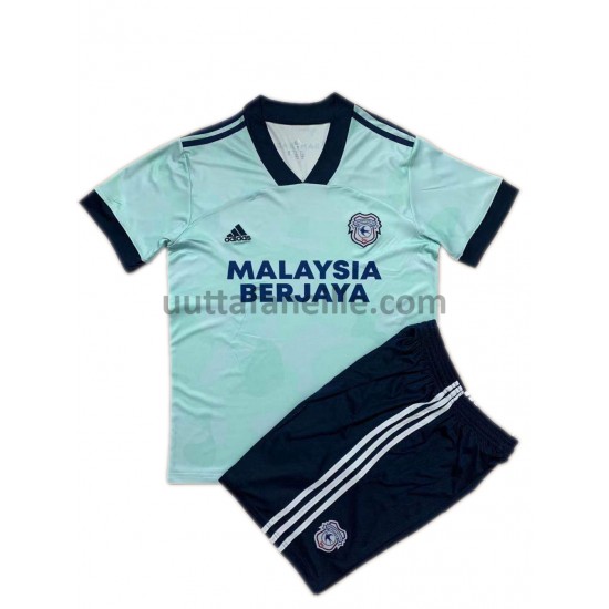 Jalkapallo Pelipaitoja Cardiff City Lasten Kolmas peliasu 2021-2022 Lyhythihainen