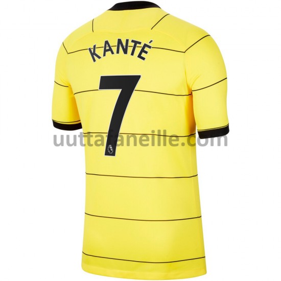 Jalkapallo Pelipaitoja Chelsea Kante 7 Vieraspeliasu 2021-2022 Lyhythihainen