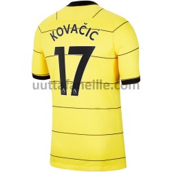 Jalkapallo Pelipaitoja Chelsea Mateo Kovacic 17 Vieraspeliasu 2021-2022 Lyhythihainen