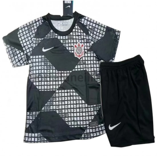 Jalkapallo Pelipaitoja Corinthians Lasten Kolmas peliasu 2021-2022 Lyhythihainen